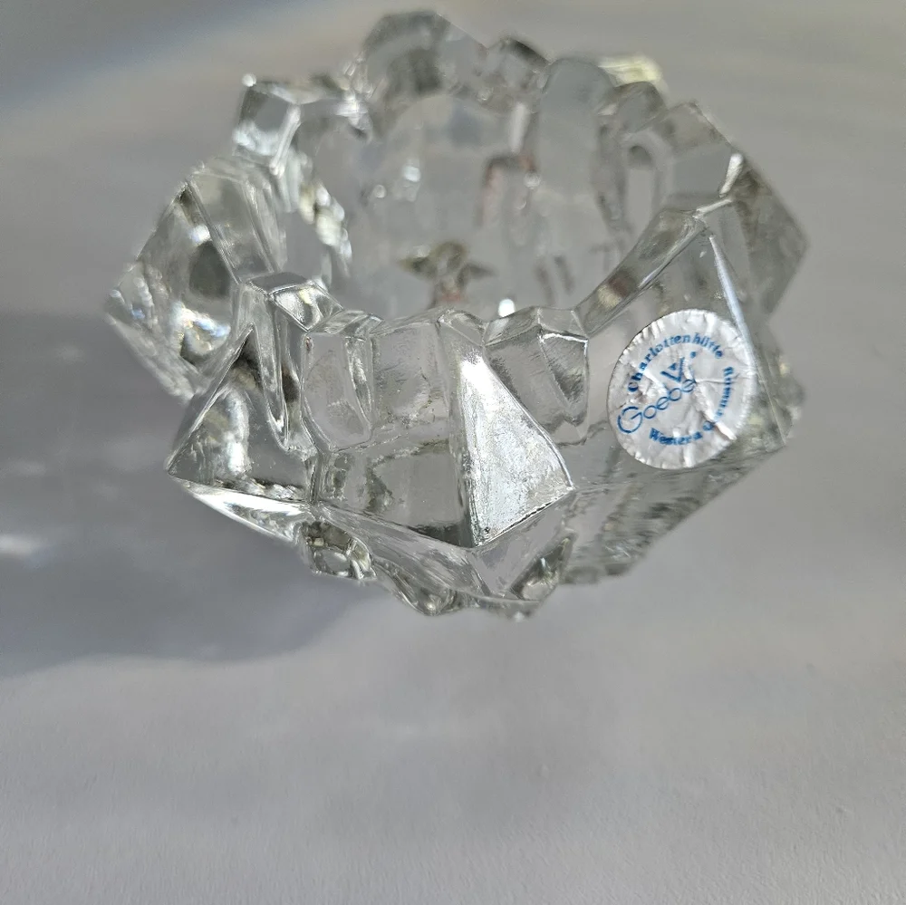 GOEBEL Charlottenhutte Ice Lead Crystal Votive Candle Holder | SZ4.5